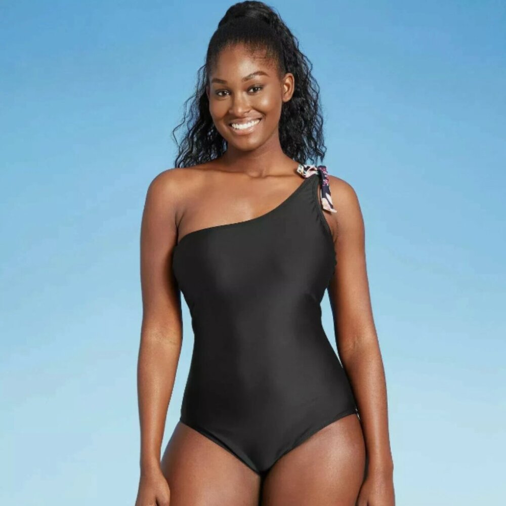 Kona Sol One Shoulder One Piece Swimsuit M